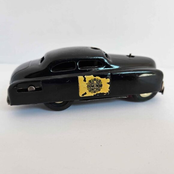 1950's SCHUCO VARIANTO 3048 Highway Patrol Tinplate Car - Picture 2 of 6